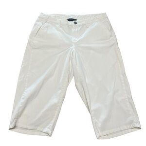 Lane Bryant White Women's Bermuda Shorts